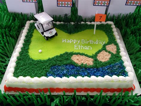 Golf Themed Sheet Cakes