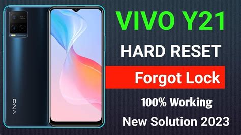 Vivo Y21 Hard Reset Solution How To Unlock Pin Pattern Lock Y21