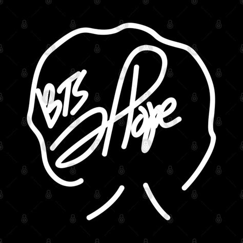 Bts Jhope Hoseok Signature Bts Tapestry Teepublic