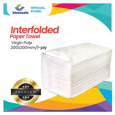 Kleensafe Ply X Mm Pulls Interfolded Tissue Premium Quality