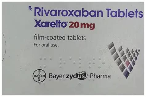 Xarelto Rivaroxaban Tablet Silk Pharmacy