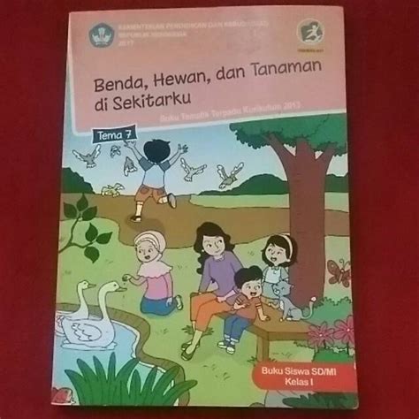 Jual Buku Tematik Kelas 1 Tema 7 Benda Hewan Dan Tanaman Di