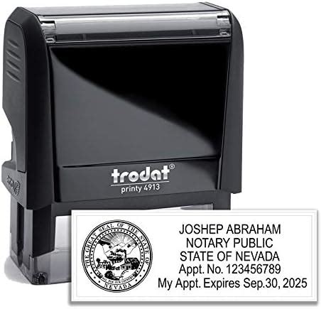 Amazon Notary Stamp Seal Ink Personalized Self Inking Stamp