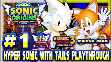 Sonic Origins PS4 1080p Sonic 3 Knuckles With Hyper Sonic Tails