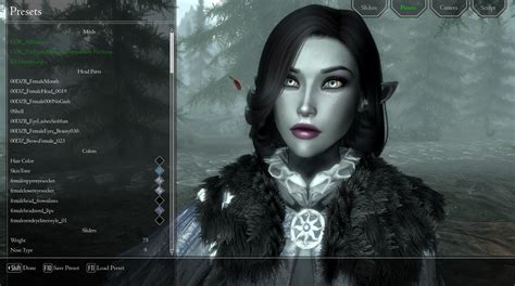 Cotr Preset Aria The Dark Elf At Skyrim Special Edition Nexus Mods