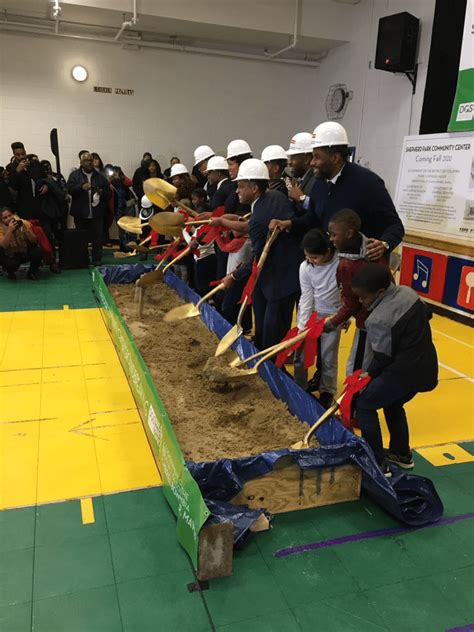 Box Of Dirt And Groundbreaking Ceremony Moved Indoors Due To Rain