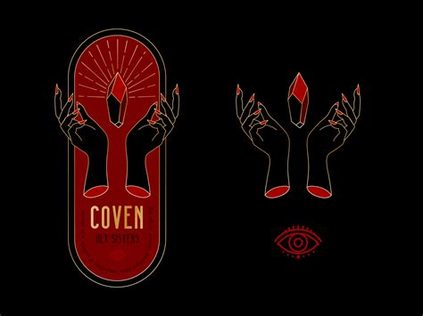 coven logo  lillian oeding  dribbble