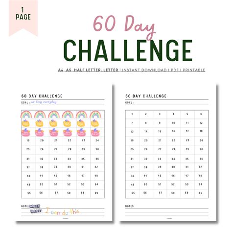 60 Day Challenge Mrsneat