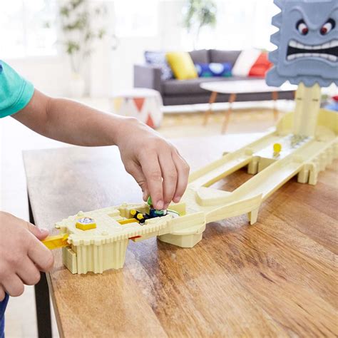 Hot Wheels Mario Kart Nemesis Track Set Thwomp YellowPack Nl Collectibles More