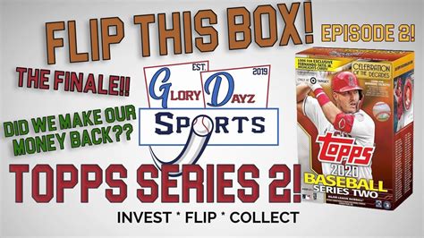 Topps Series Box Opening Flip This Box Finale Ebay Sales