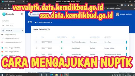 CARA MENGAJUKAN NUPTK YouTube