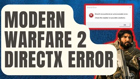 How To Fix Modern Warfare 2 DirectX Error Updated 2024 YouTube