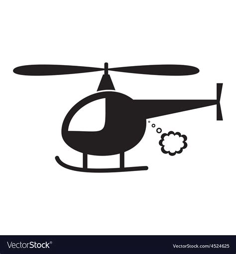 Helicopter Royalty Free Vector Image VectorStock