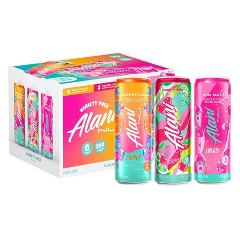 Alani Nu VARIETY PACK CHERRY TWIST, AIS1 PINK SLUSH, ORANGE KISS Sugar
