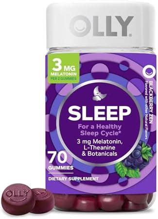 Amazon OLLY Immunity Sleep Gummy Immune And Sleep Support 3mg