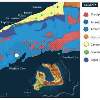 -Geological map of the southwestern Southern Carpathians -including the ...