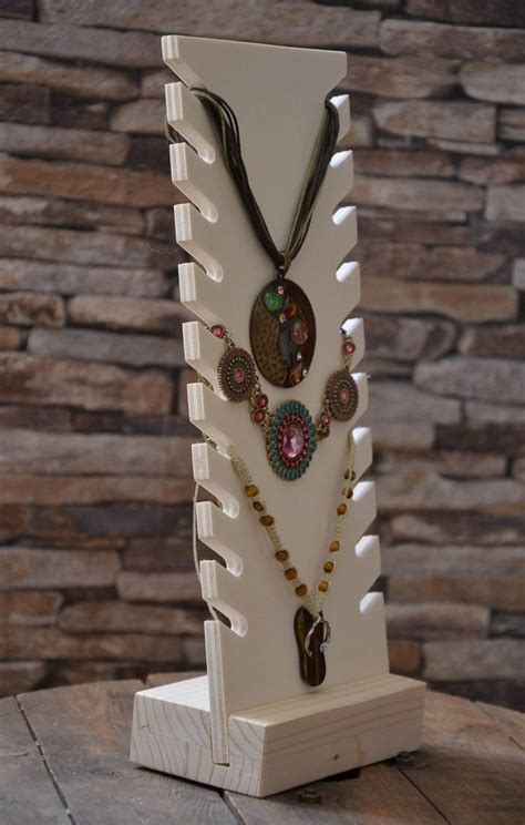 Necklaces Display Stand Etsy In 2021 Diy Necklace Display Diy