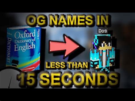 Get An OG NAME In 15 SECONDS Seriously YouTube