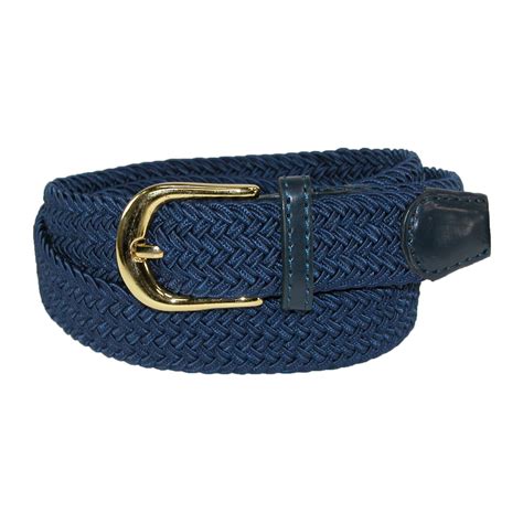 Womens Elastic Braided Stretch Belt By Ctm® Casual And Jean Belts