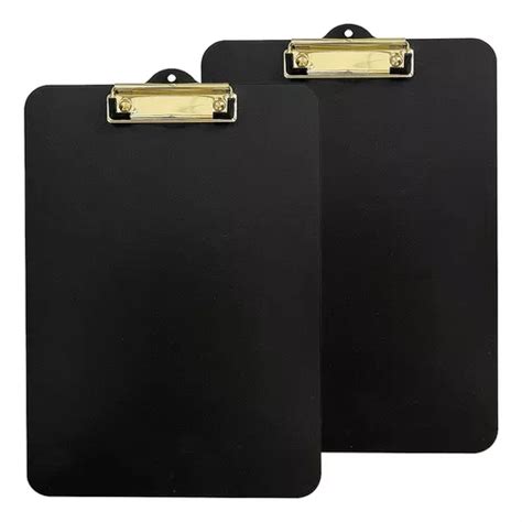 Prancheta A Mdf Black Of Cio Prendedor Metal Gold Kit Uni Mercadolivre