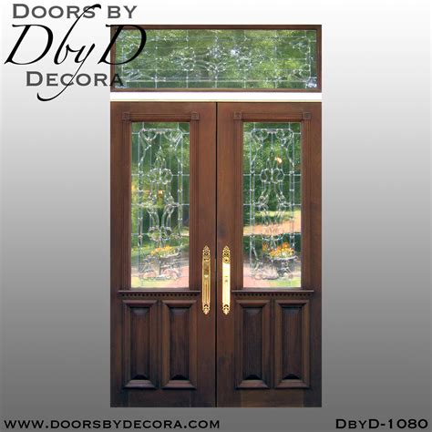 Custom Leaded Glass Front Door Entry Doors By Decora