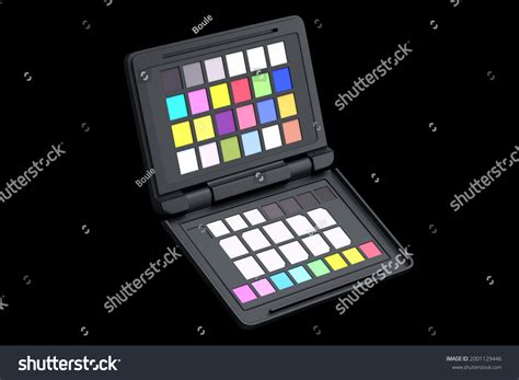 Rainbow Color Palette Colorchecker Calibration Passport Stock ...