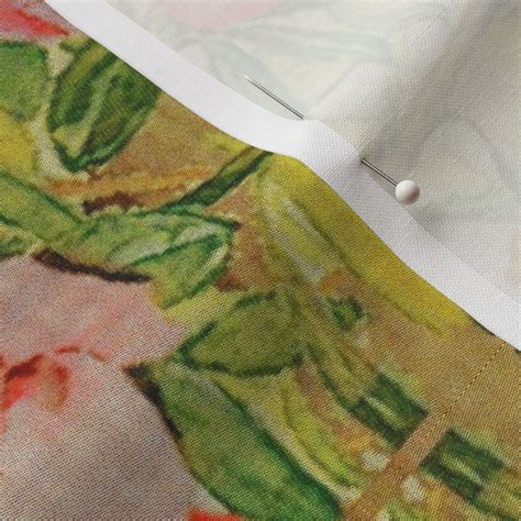 Watercolor Flowers Fabric Spoonflower