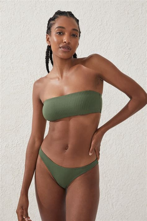 Green Bandeau Bikini Top Atelier Yuwa Ciao Jp