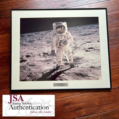 BUZZ ALDRIN JSA LOA 16x20 Autograph Photo Signed Apollo 11 Visor