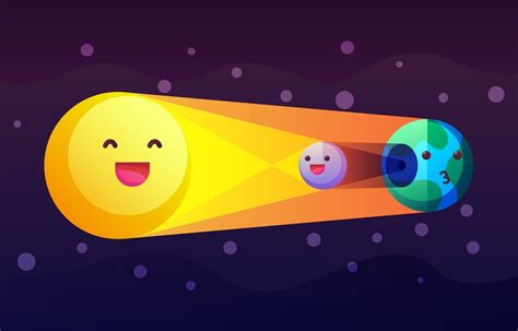 Solar Eclipse Illustration 2836745 Vector Art at Vecteezy