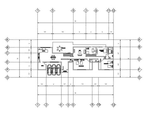 Housing Building Structure Detail Plan 2d View Cad Constructive Block Autocad File Cadbull