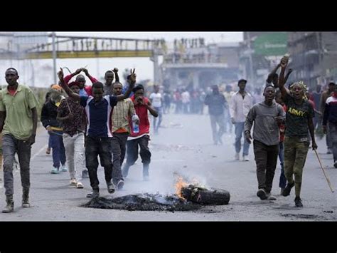 Kenya à Nairobi des manifestants exigent le départ de Ruto YouTube