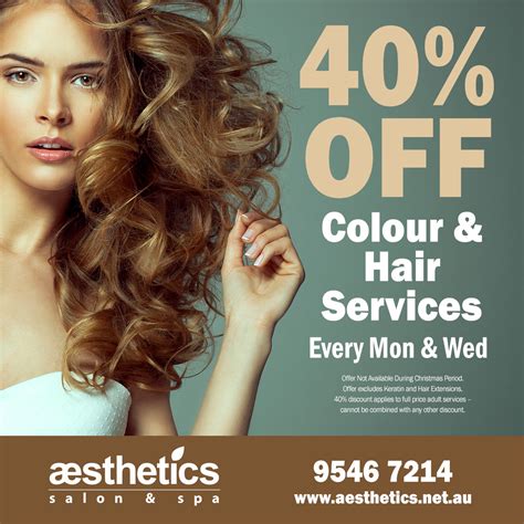 Serious Modern Hair And Beauty Poster Design For Aesthetics Salon Spa