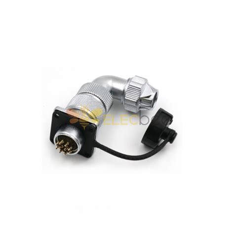 Male Plug And Female Socket WF16 10pin Connector Right Angle TU Z