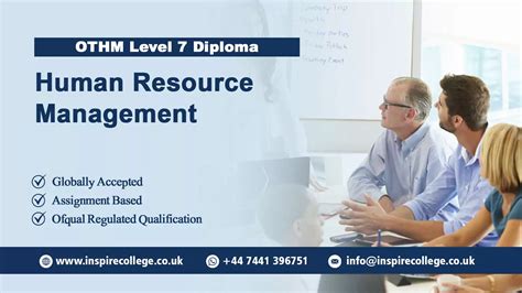 Othm Level 7 Diploma In Human Resource Management