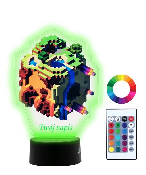 Lampka Nocna D Led Minecraft Plexido Sklep Empik