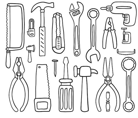 Premium Vector | Set of construction tools for repair