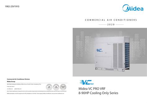 PDF Midea VC PRO VRF 8 90HP Cooling Only Series DOKUMEN TIPS