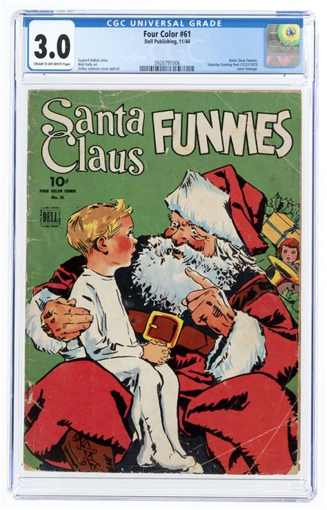 Hake S Four Color November Cgc Good Vg Santa Claus