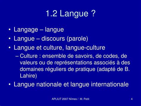 Ppt De Lenseignant De Langue De Sp Cialit Lop Rateur De