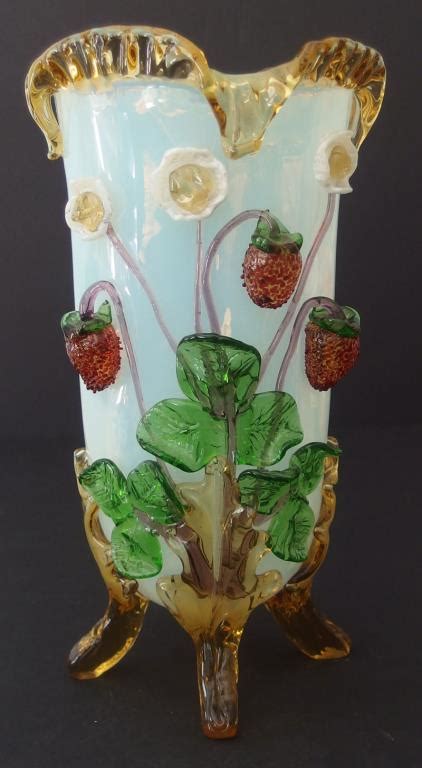 Sold At Auction Stevens And Williams Art Glass Vase