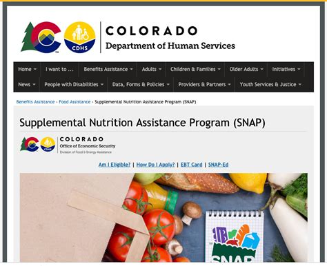 Colorado Food Stamps And Ebt Guide Low Income Finance