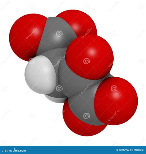 Oxaloacetic Acid Oxaloacetate Metabolic Intermediate Molecule 3d