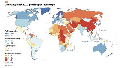 Indice de démocratie en 2020 le classement des pays Major Prépa