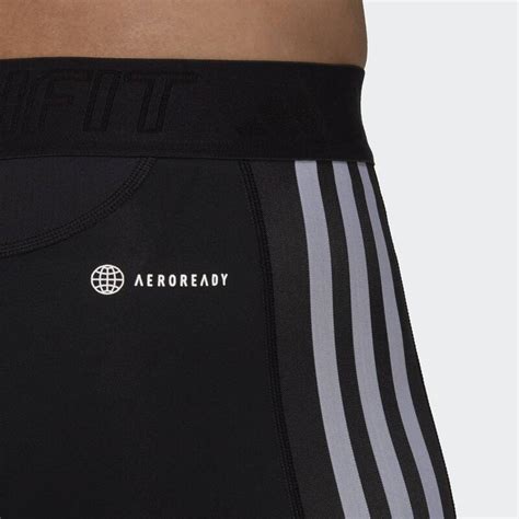 Collant Long De Training Techfit 3 Stripes Adidas Decathlon