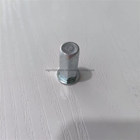 New Product Carbon Steel Countersunk Hex Body Flat Head Blind Rivet Nut