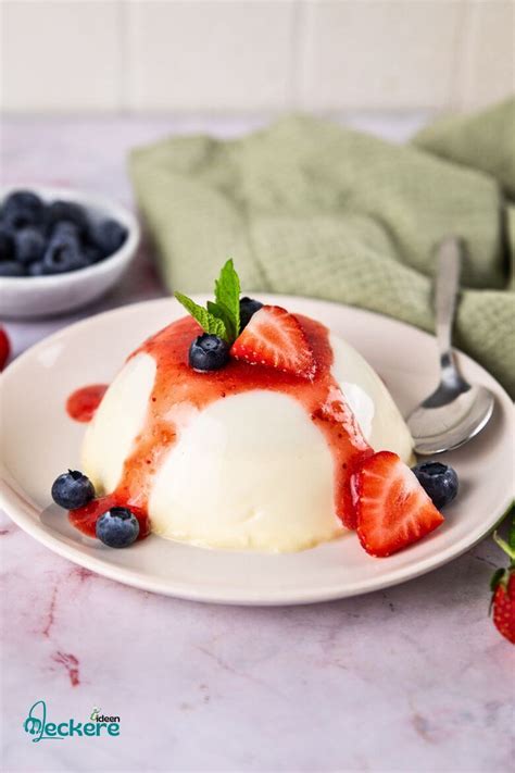 Einfaches Panna Cotta Rezept Leckere Ideen