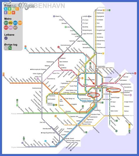 Copenhagen Metro Map