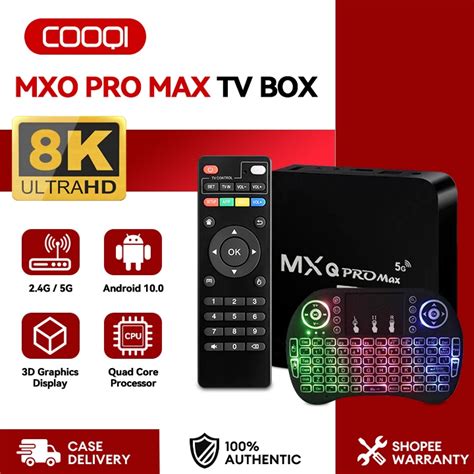 Cooqi Mxq Pro Max K Uhd G G Android Color Ultra Hd Tv Box Ghz