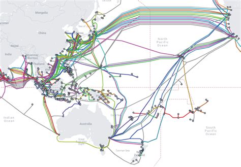 Submarine Cable Map 2025 - Bekki Carolin